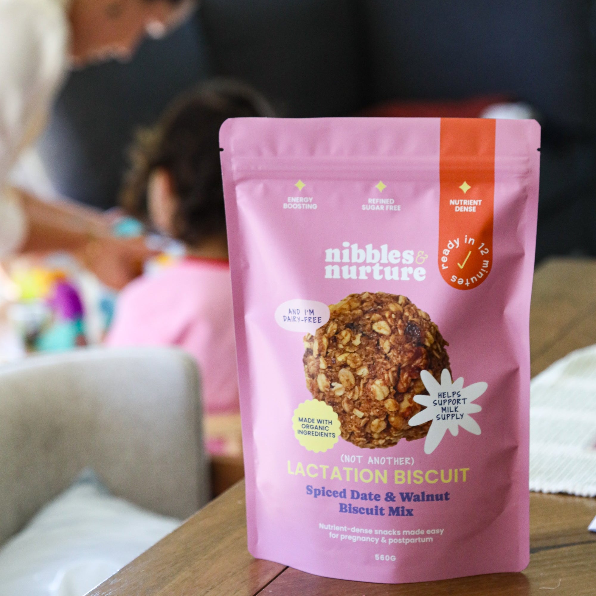 Spiced Date & Walnut Lactation Biscuit Mix