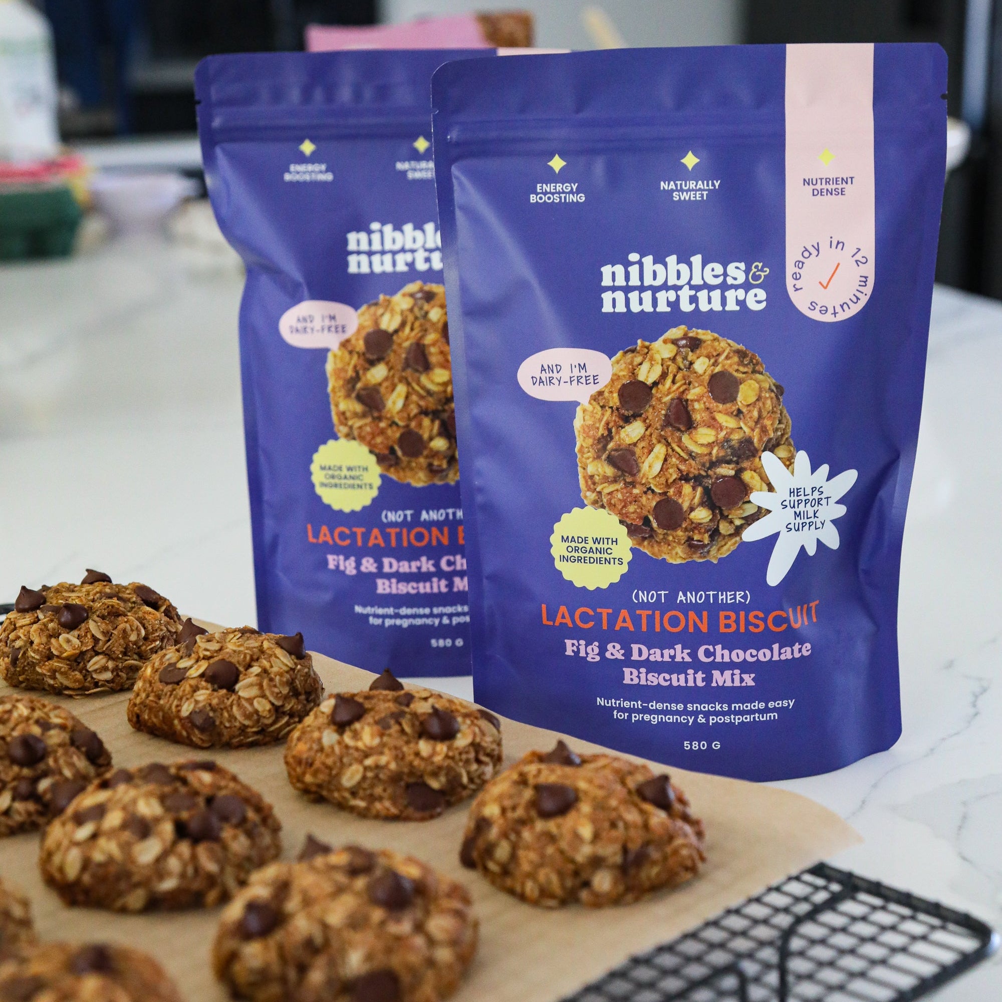 Fig & Dark Chocolate Lactation Biscuit Mix