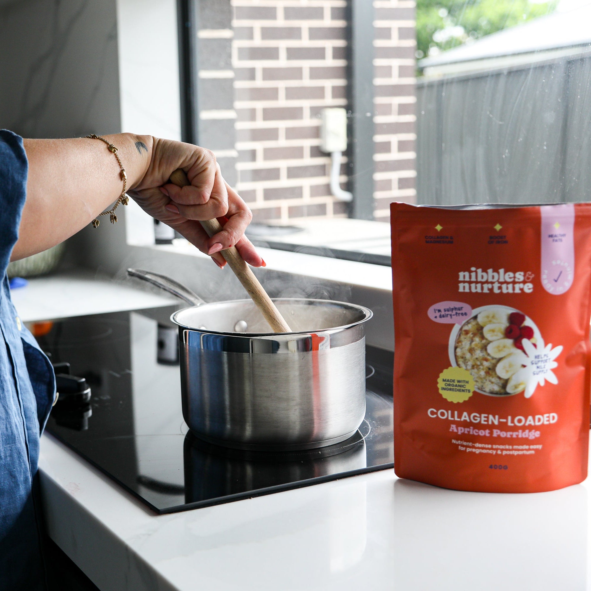 Collagen Loaded Apricot Porridge