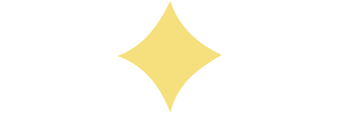 Yellow sparkle brand icon used in Nibbles & Nurture packaging and website design